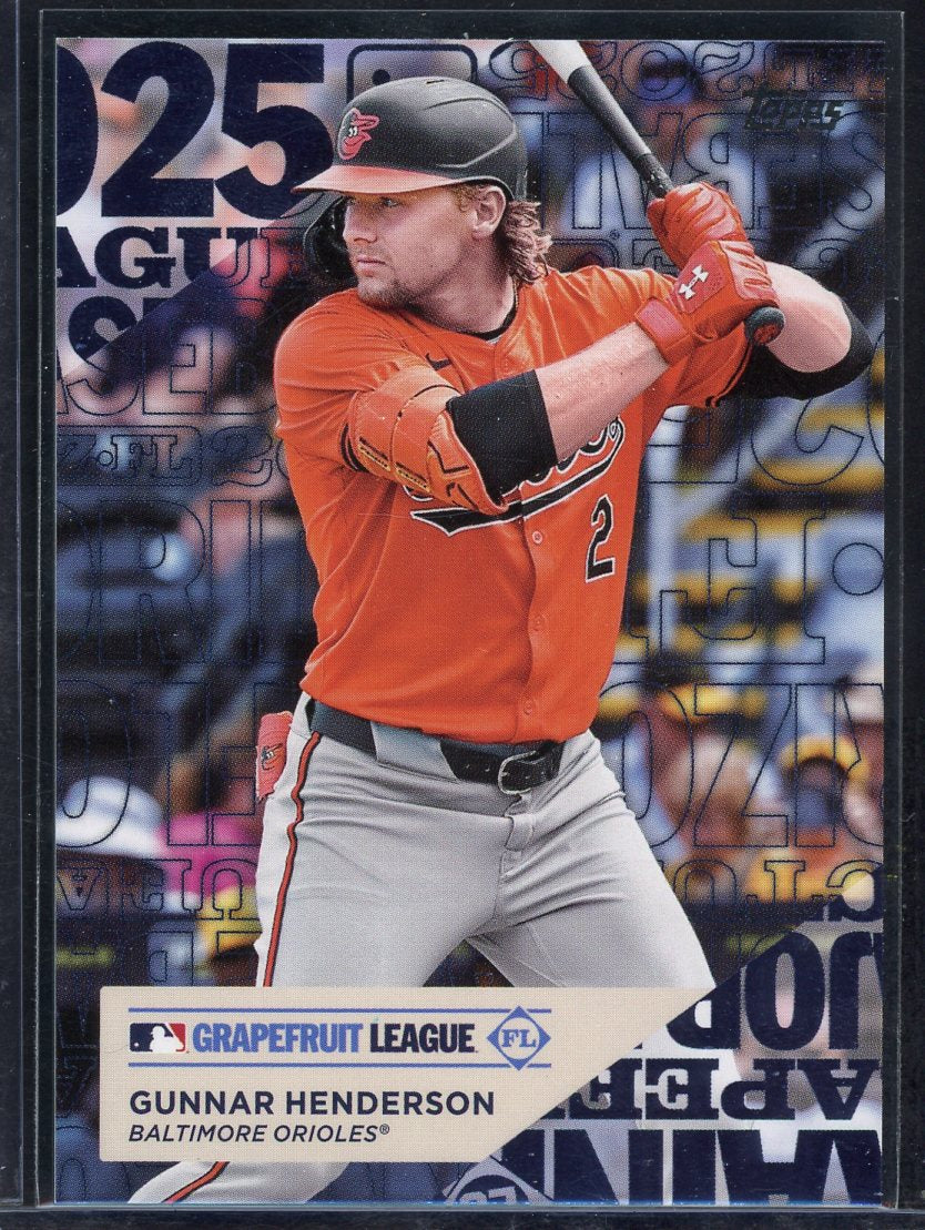 2025 Topps Training Grounds Gunnar Henderson #TG-12
