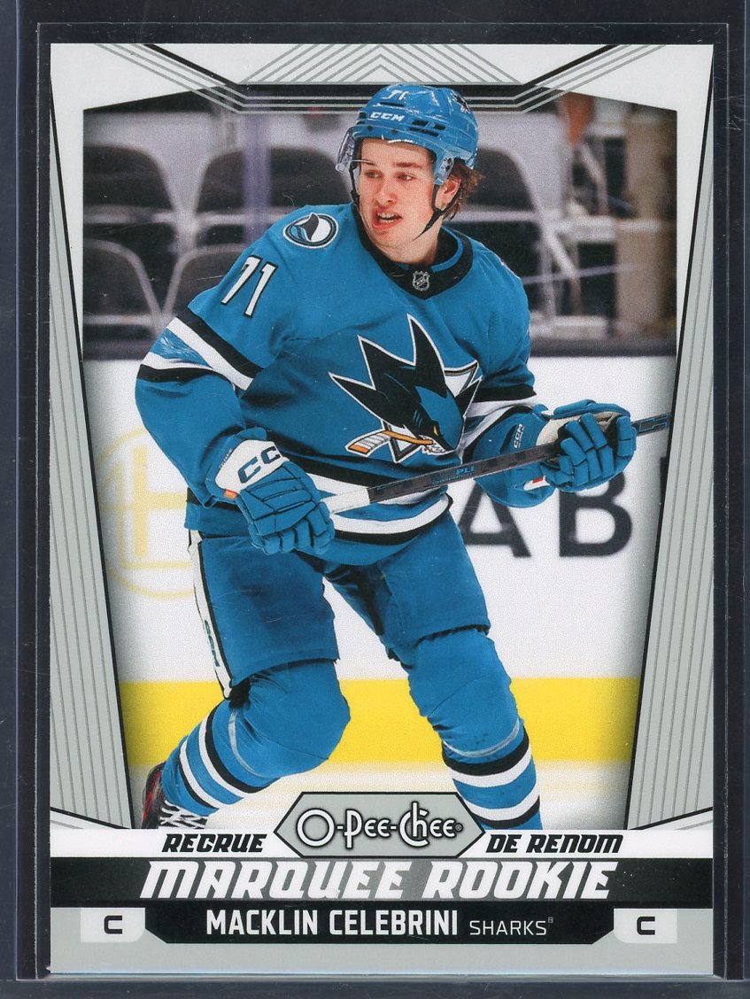 2024-25 O-Pee-Chee Marquee Rookies Macklin Celebrini #545 Rookie RC