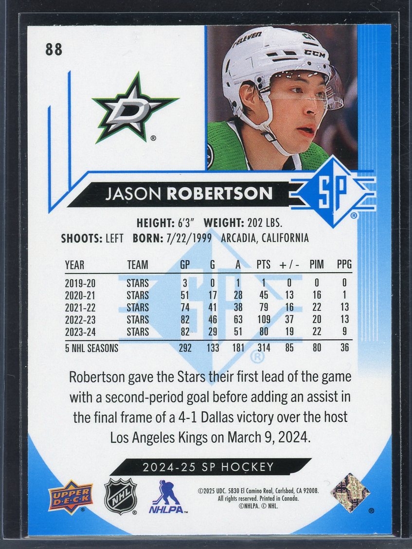 2024 SP Authentic Jason Robertson #88