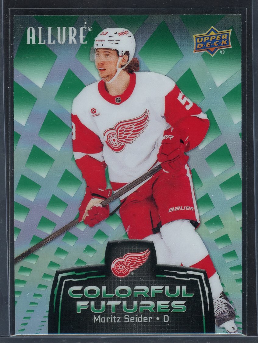 2024 UpperDeck Allure Colorful Futures Moritz Seider #CF-5