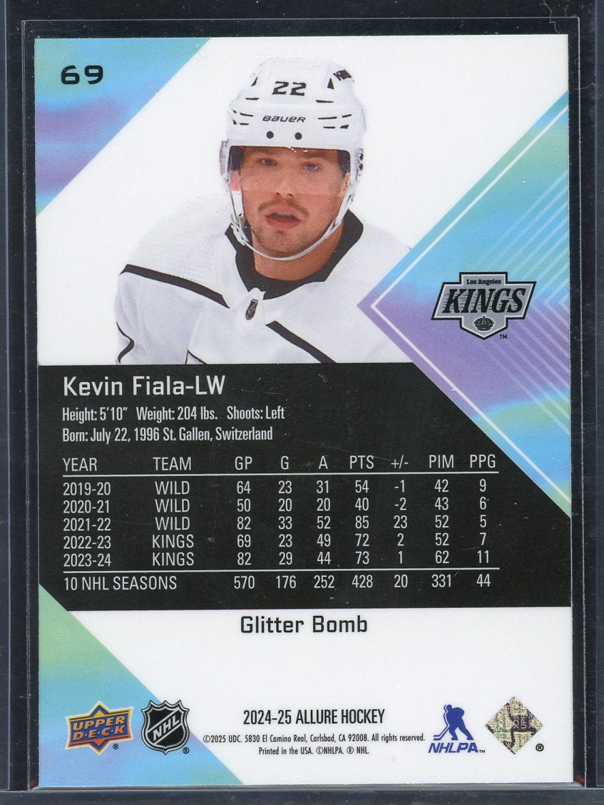 2024 UpperDeck Allure Glitter Bomb Kevin Fiala #69