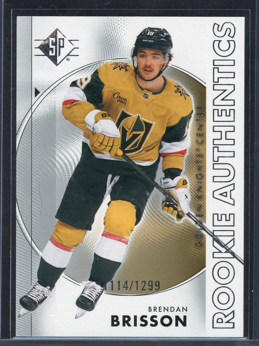 2024 SP Authentic Rookies 1114/1299 Brendan Brisson