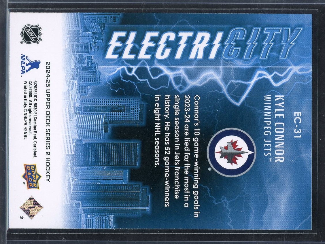 2025 UpperDeck Series 2 Electricity Kyle Connor EC-31