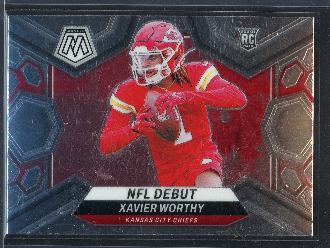 2024 Panini Mosaic Xavier Worthy Rookie Card #285