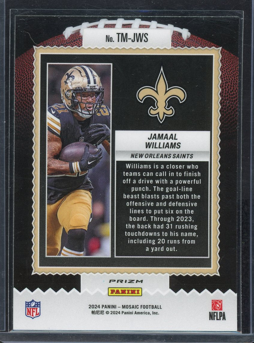 2024 Panini Mosaic Touchdown Masters Jamaal Williams #TM-JWS