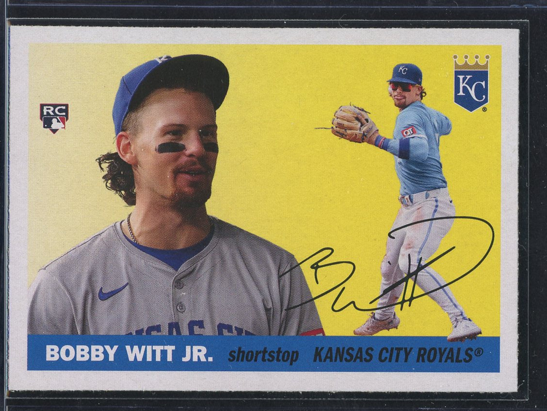 2025 Topps Heritage Bobby Witt Jr. 25th Aniversary Card #H25-4