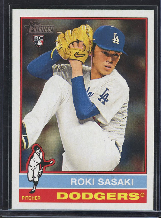 2025 Topps Heritage Roki Sasaki Rookie Card #224