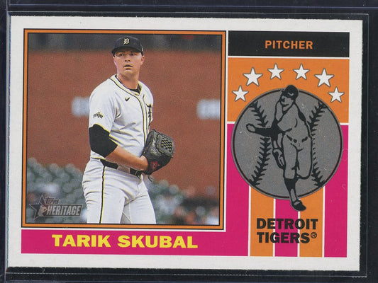 2025 Topps Heritage Tarik Skubal Player Icons