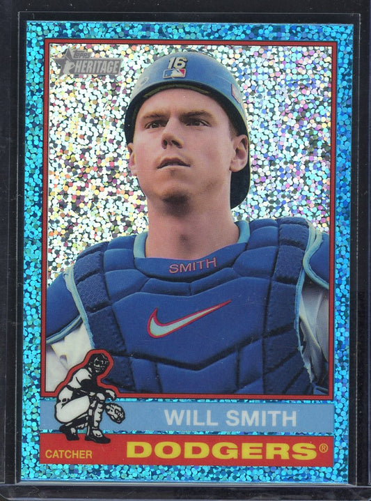 2025 Topps Heritage Will Smith Blue Sparkle #397