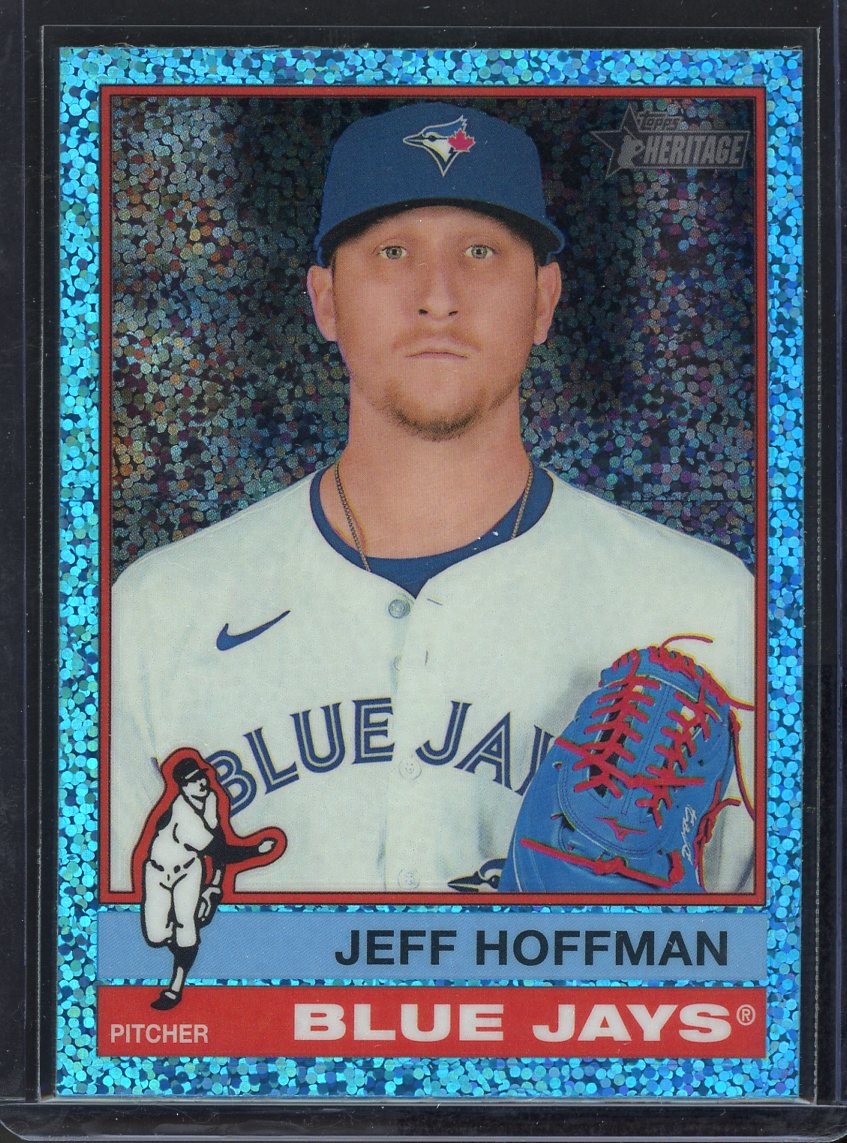 2025 Topps Heritage Jeff Hoffman Blue Sparkle #$31