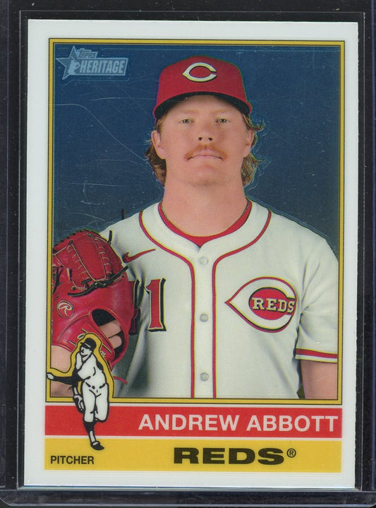 2025 Topps Heritage Andrew Abbott Chrome #469