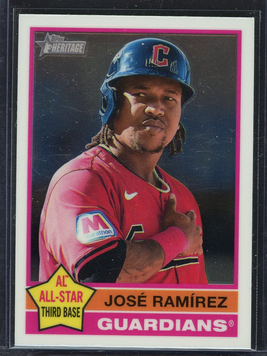 2025 Topps Heritage Jose Ramirez Chrome  All Star #169