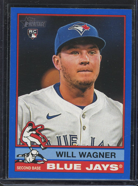 2025 Topps Heritage Will Wagner Blue Boarder #35