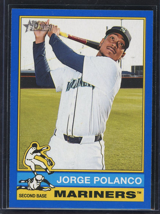 2025 Topps Heritage Jorge Polanco Blue Boarder #97