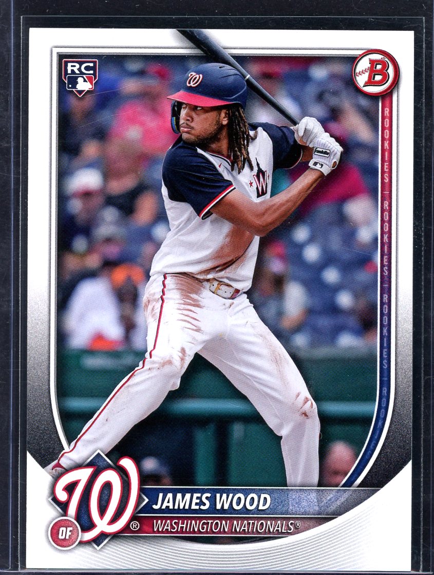 2025 Topps Bowman James Wood Rookie Card #29
