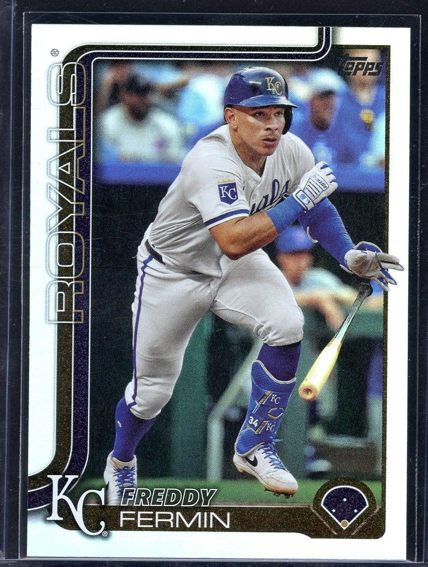 2025 Topps Series 1 Freddy Fermin Chrome Refractor #346