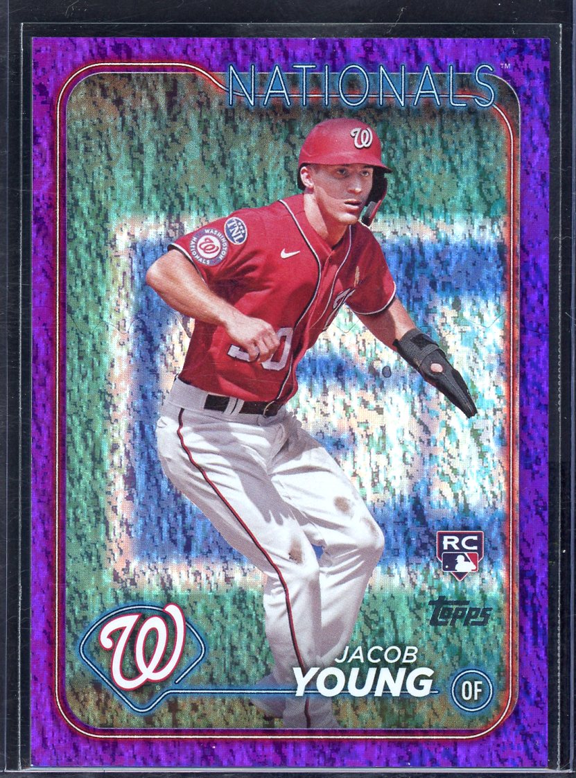 2024 Topps Series 2 Jacob Young 330/799 Purple Foil #397