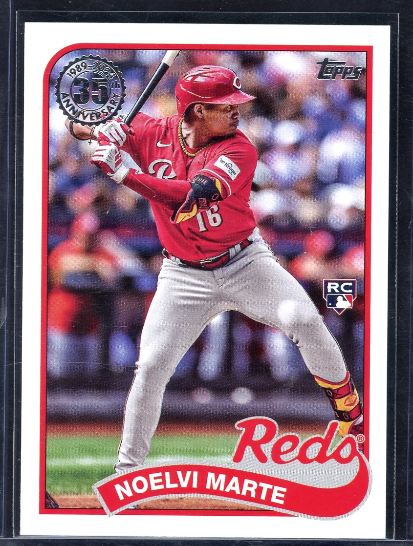 2024 Topps Series 2 Noelvi Marte 35th Anniversary Rookie Card #89B2-3