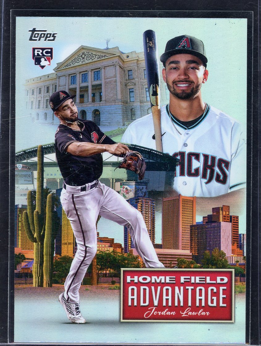2024 Topps Jordan Lawlar Home Field Advantage Rookie Card #HFA-14